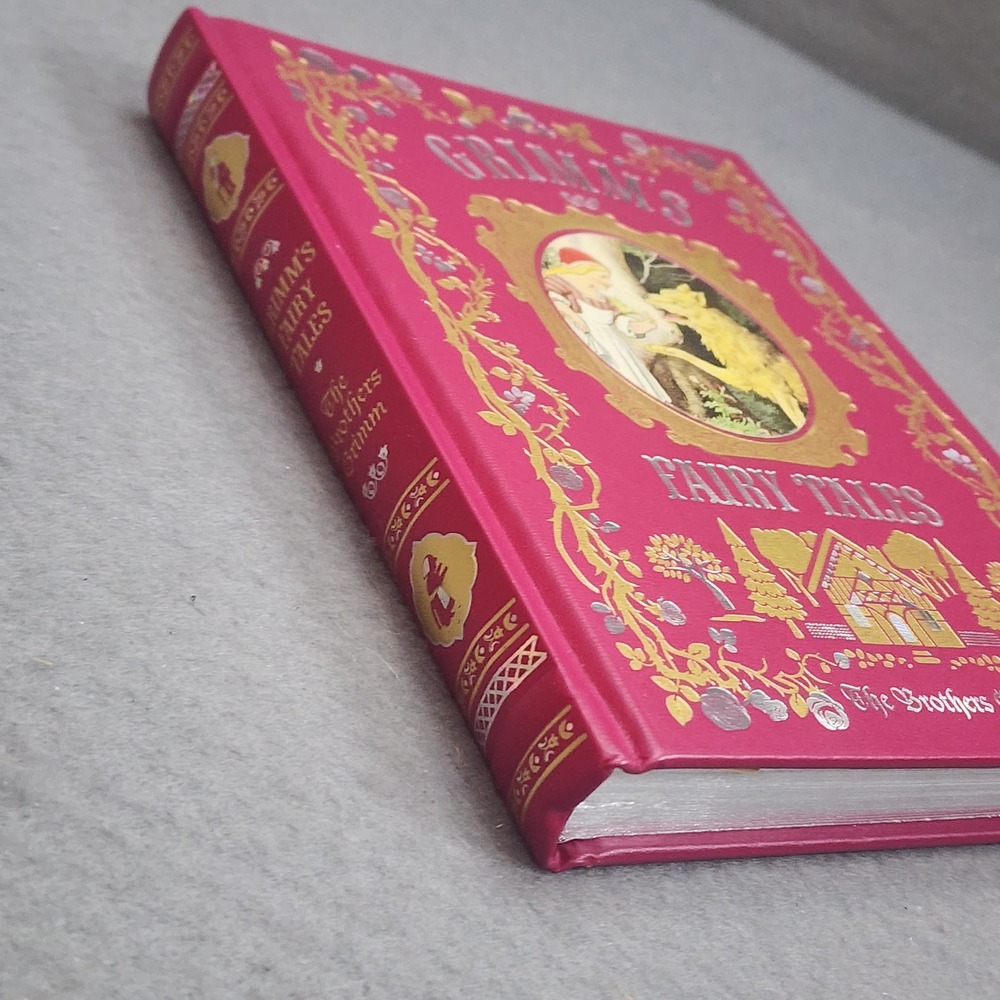 Barnes & Noble Grimm's Fairy Tales Magenta Gold Foil Hardcover Book 2015 Edition - Picture 2 of 10